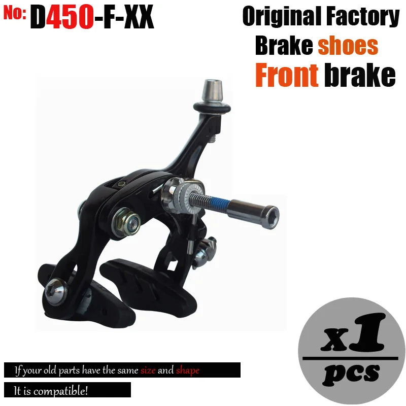 700c Road Bike Brake Dual Pivot Caliper Folding  Bicycle Side Pull Rim C Brake  Center Mount Front Rear 39-49MM Parts