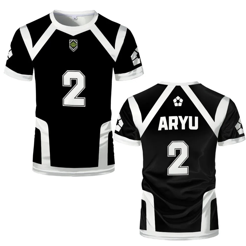 Japanese Anime Blue Lock Season 2 New Isagi Football Jersey T-shirts Cosplay Hyoma Chigiri Meguru Bachira Tees Children Clothes