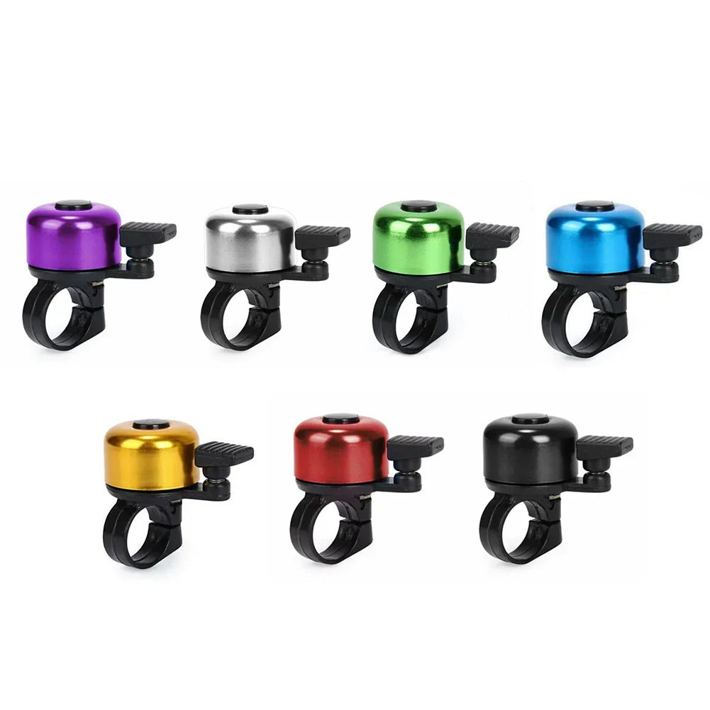 2pcs Small Bicycle Bell Aluminum Alloy Bike Safety Warning Alarm Cycling Handlebar Bell Ring Bicycle Horn Cycling Accessorie