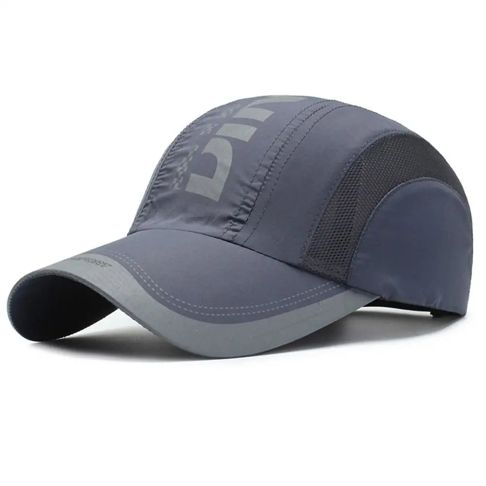Summer Breathable Quick Dry Cap Waterproof Adjustable Baseball Cap Ultra-Thin Snapback Sports Hat Outdoor Sport