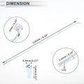 X Autohaux 36pcs 12G J Bend Bicycle Steel Spokes 69mm 76mm 82mm 87mm 92mm 100mm 105mm-249mm Cycle Spokes with Nipples