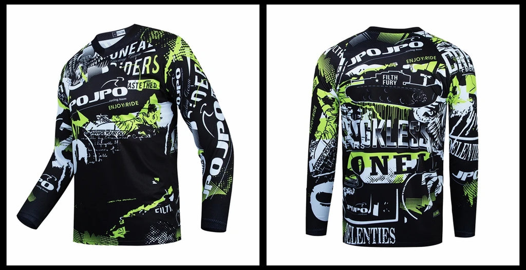 Pink Dirt Bike Shirt Kids Motocross Jersey Youth Off Road Motorcycle Shirt Girls DH mtb BMX Jersey Long Sleeve Cycling Jersey