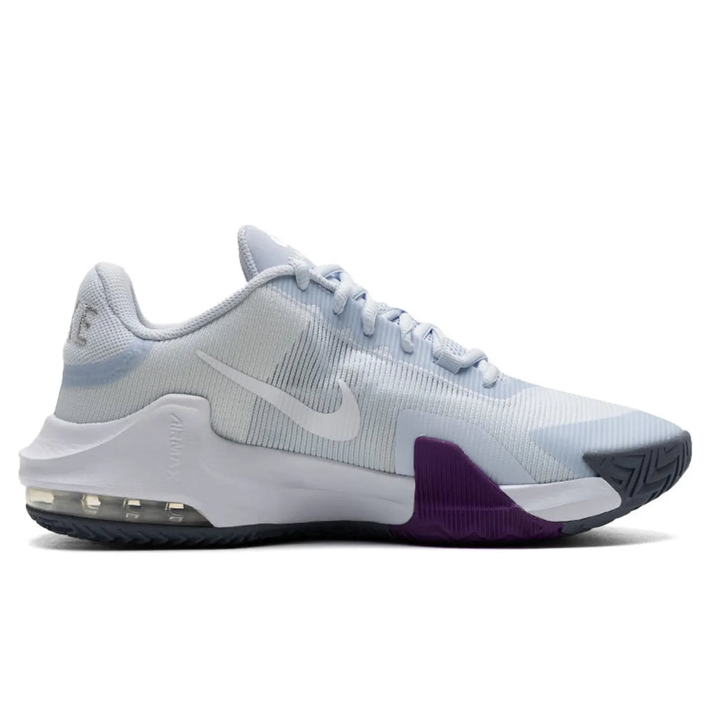Nike Air Max Impact 4 Versatile Comfort Low-Top Basketball Shoes Men's White DM1124-010