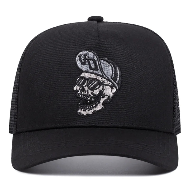 Fashion VON Baseball Cap DUTCH Mesh Embroidery Truck Driver's Hat