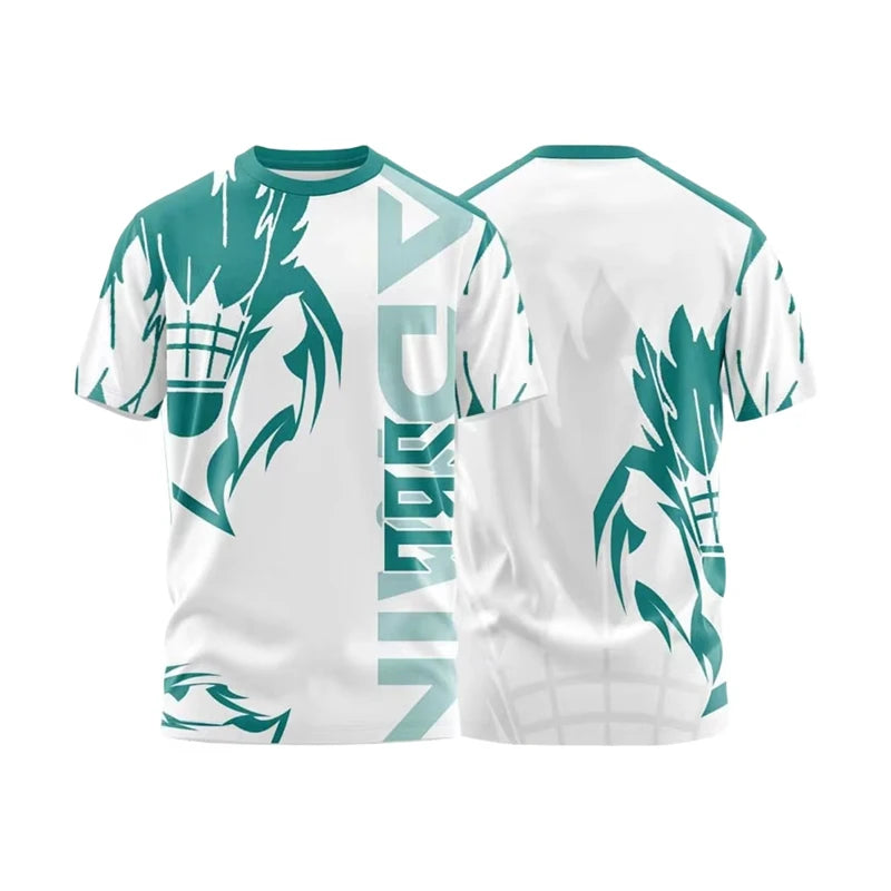 Fashion Badminton Graphic T Shirts For Men Summer Simple Short Sleeve 3D Printed Sports Tees Casual Oversized Team Uniforms Tops