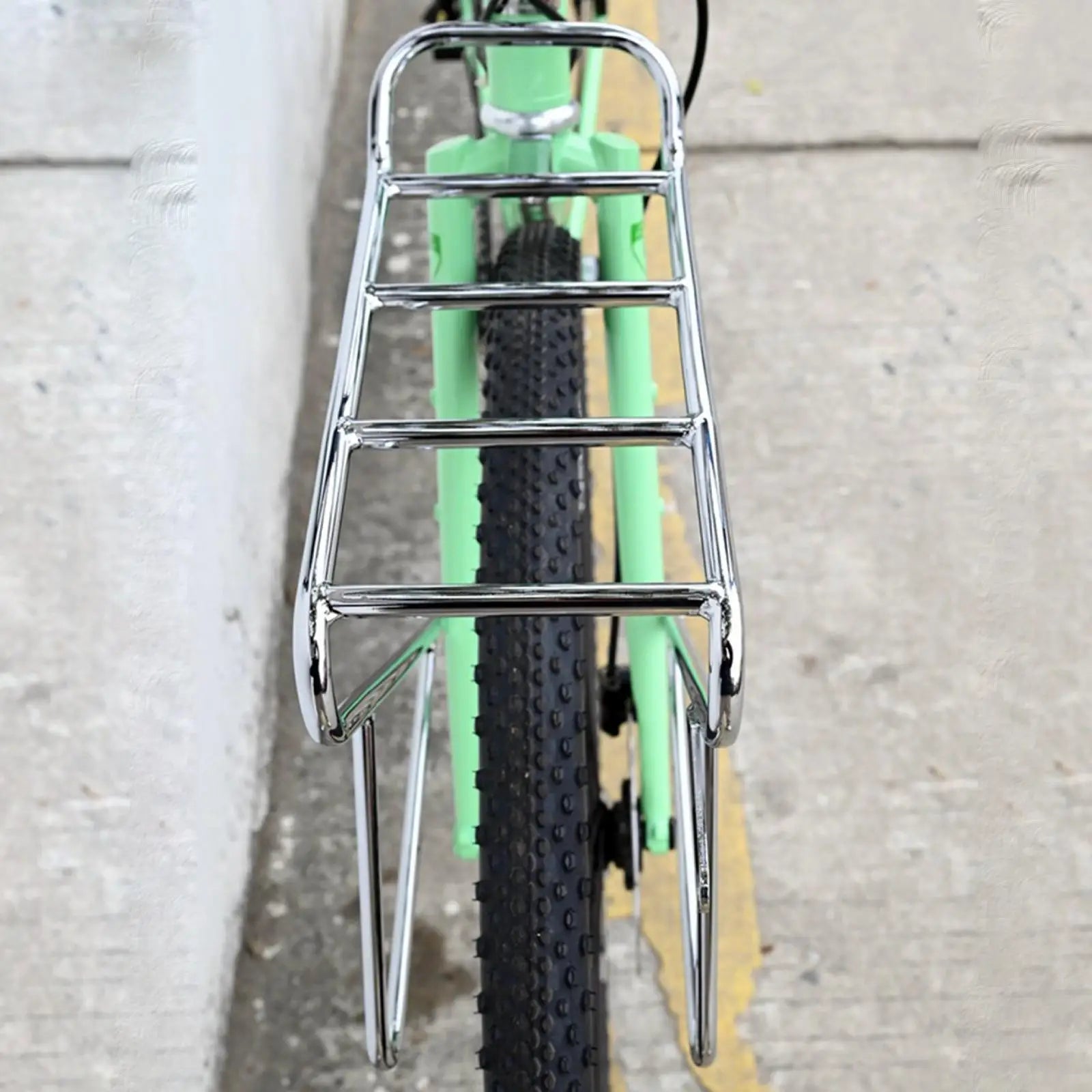 Bike Front Cargo Carrier Sturdy Aluminum Alloy Easy Install Practical Storage Support for Gravel Touring Cycling Equipment