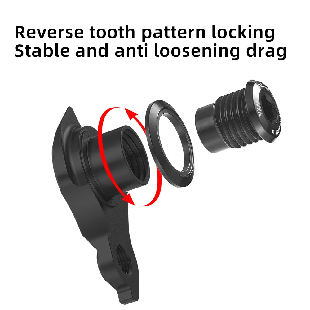 VXM UDH Bicycle Rear Mech Hanger M12 x 1.0 M12 x 1.5  Rear Derailleur Mount Adapter Derailleur Hanger For SRAM Bike Tail Hook
