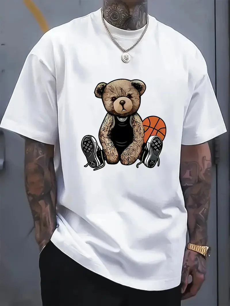 Simple solid color high quality men's round neck short sleeve summer comfortable breathable, casual and versatile T-shirt