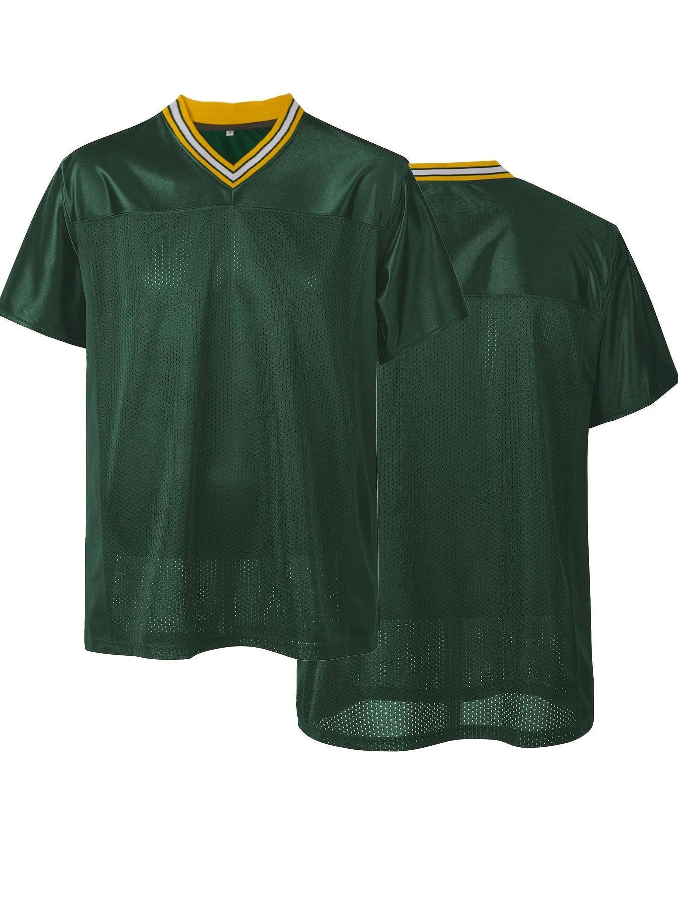 Blank Football Jersey,Sports T-Shirt Hip Hop Jersey for Party