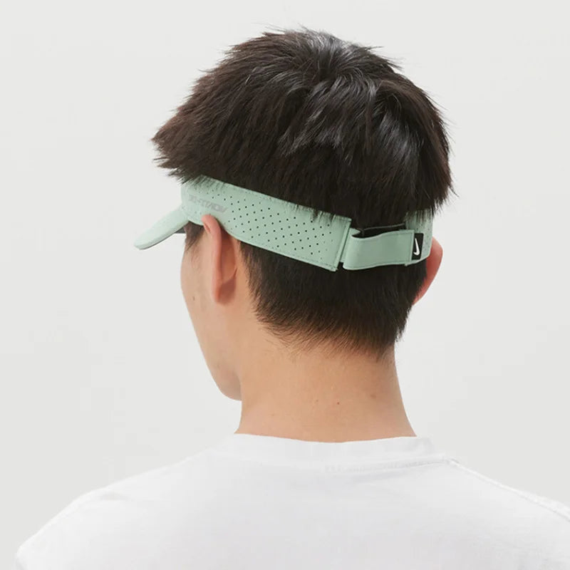 Nike Unisex Quick-Dry Tennis Sun Visor Cap Couple Style Soft Gray Green/Charcoal Black/Black Fb6443-006