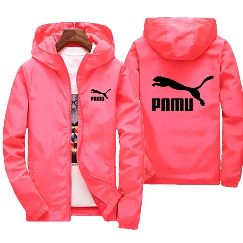 2026 New Men's Spring Autumn Windproof Sunscreen Coat Hooded Long Sleeve Thin Jacket Outdoor Fashion Trend Daily Outerwear