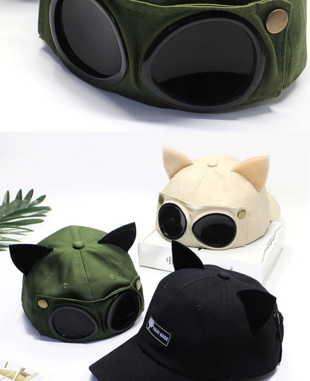 Aviator Hat Korean Adult/Child Version Personality Glasses Cap Sunglasses Sunshade Spring Summer Versatile Tide Baseball Cap
