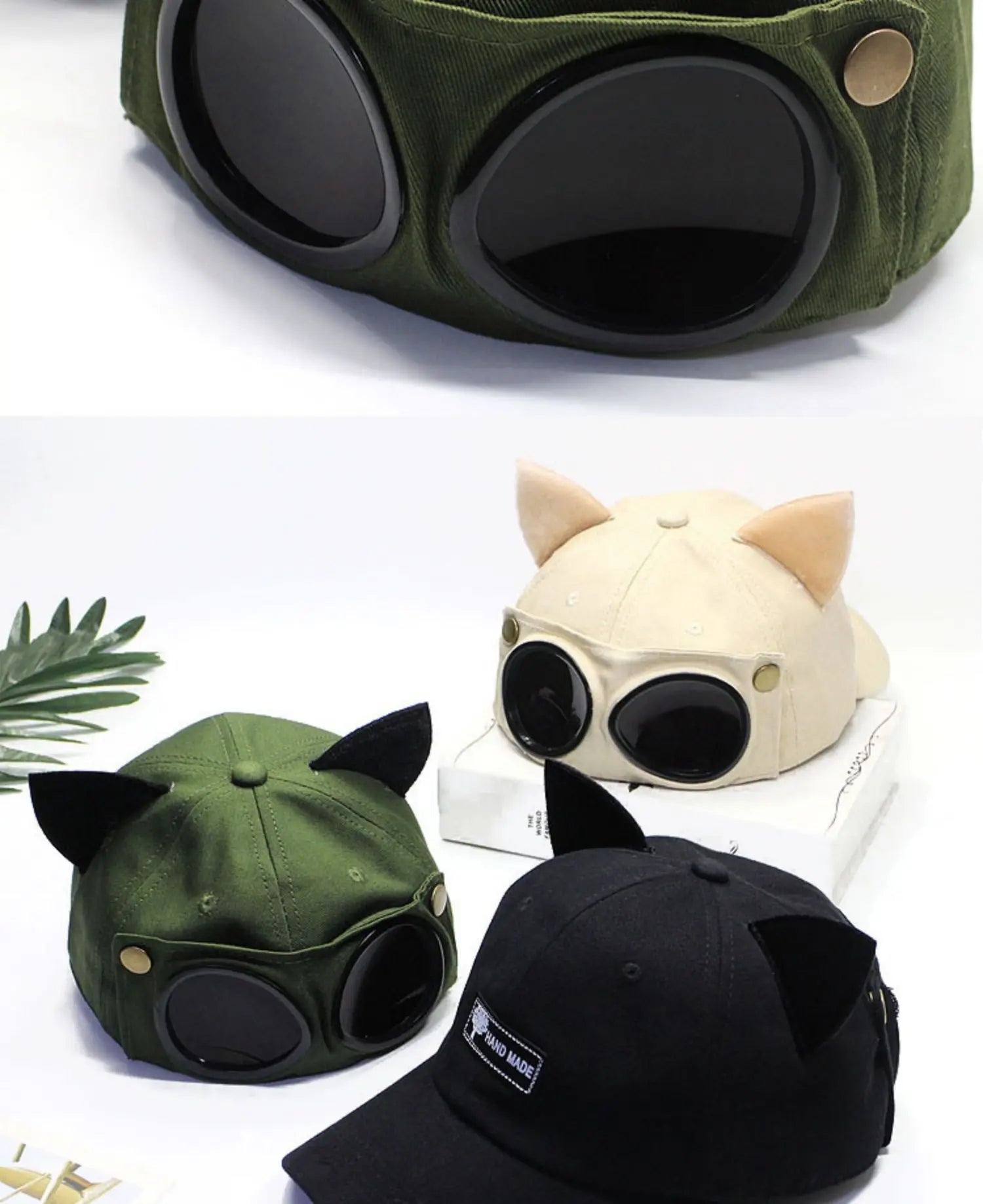 Aviator Hat Korean Adult/Child Version Personality Glasses Cap Sunglasses Sunshade Spring Summer Versatile Tide Baseball Cap