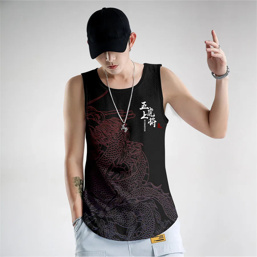 Anime Peak Costume Basketball Jersey Cosplay Uniform Vest Singlet Shirt Sleeveless Set Tank Tops
