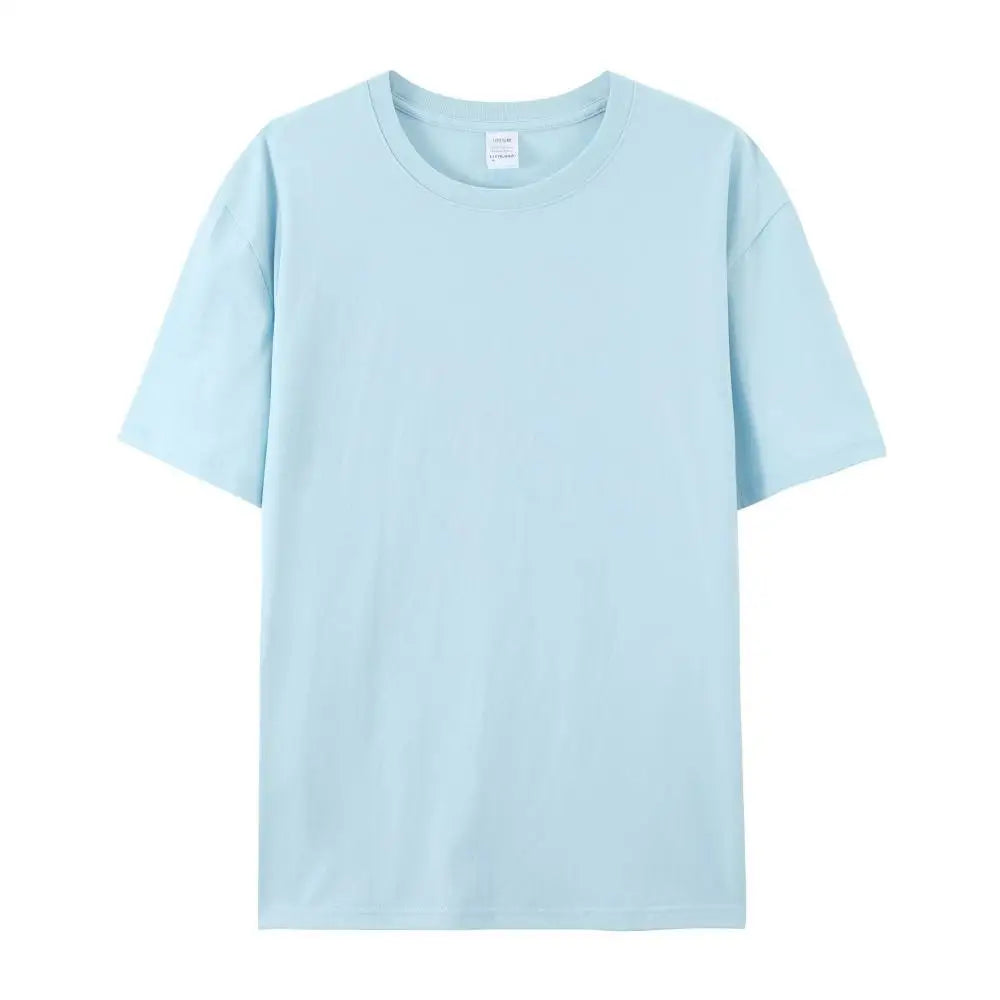 100% Cotton White Tshirt Unisex High Quality Round Neck T Shirt Men Herren T-shirt Uomo Tee Shirt Homme Coton Franela De Algodon