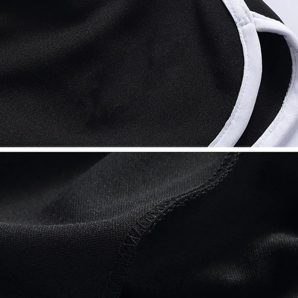 Above Knee Men Shorts Men's Summer Drawstring Shorts Elastic Waist Loose Length Beach Trousers Daily Casual