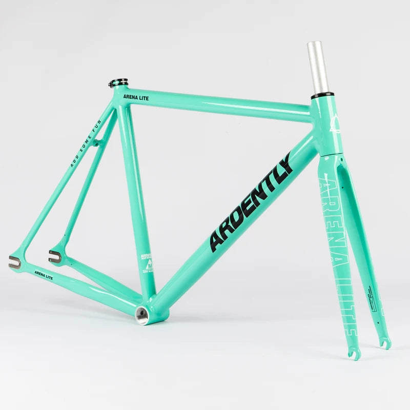 Ardently Lite Frameset 700C Aluminum Fixed Gear Frame & Fork Track Fixie Bike 50CM 52.5CM 55CM Single Speed Bicycle Parts