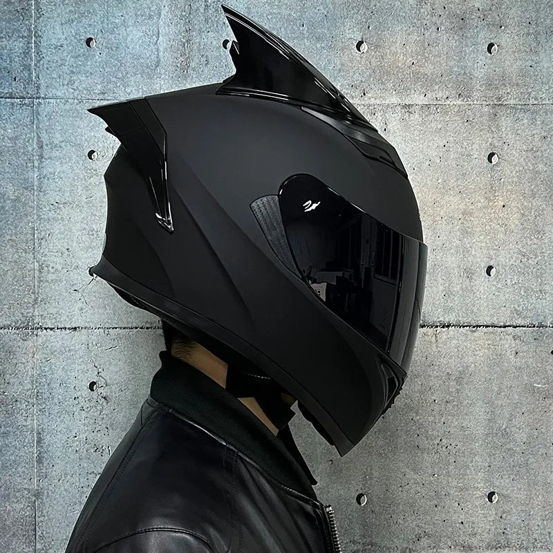 JIEKAI DOT Certified Full Face Motorcycle Helmet Racing Dual Lens Helmet