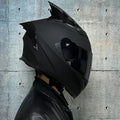 JIEKAI DOT Certified Full Face Motorcycle Helmet Racing Dual Lens Helmet