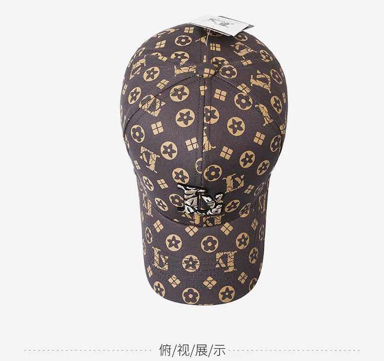Hat Baseball Cap Embroidery Letter Baseball Cap Fashion Couple Shade Sunscreen Versatile