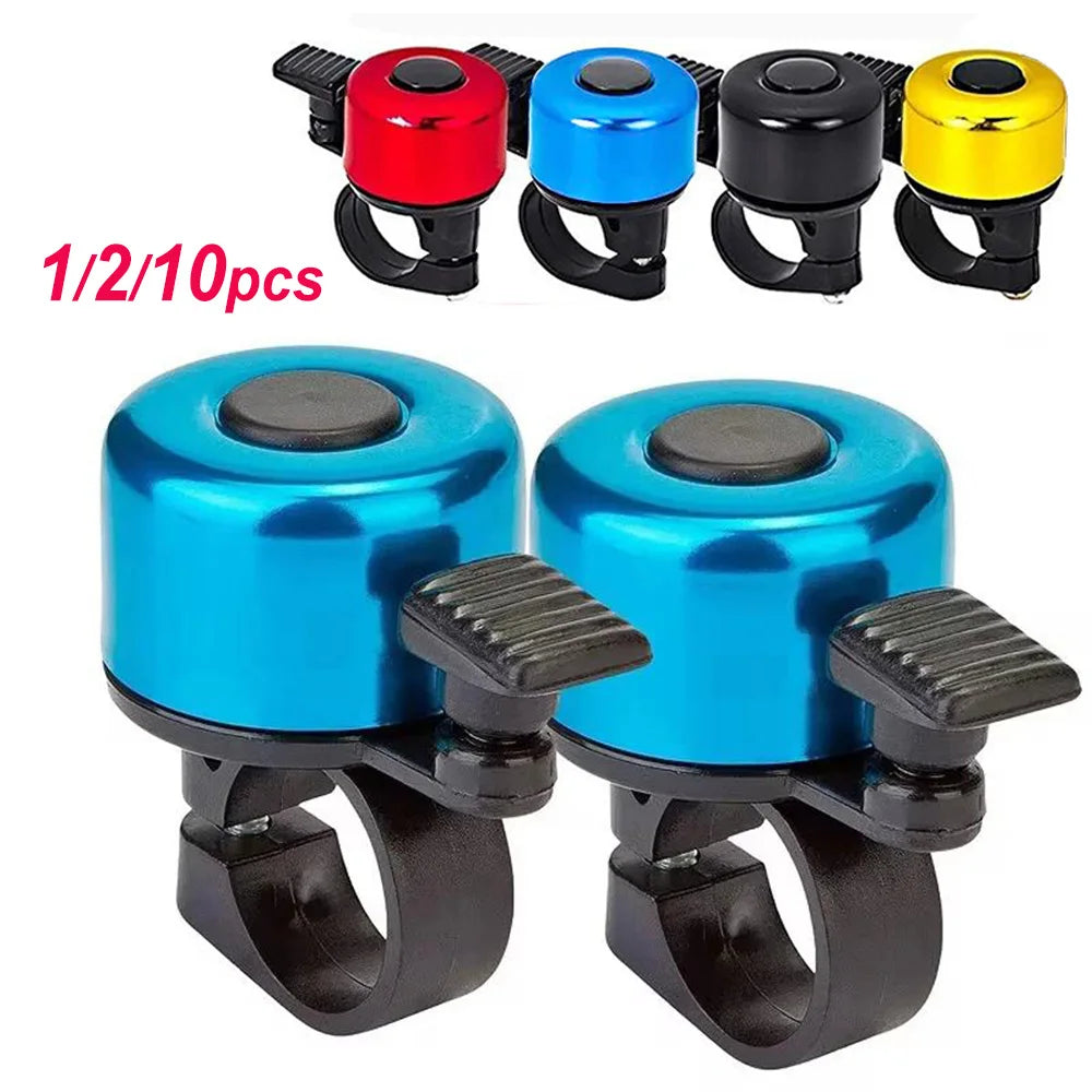 1/2/10pcs Bicycle Bell Aluminum Alloy Road MTB Bike Safety Warning Alarm Cycling Handlebar Bell Ring Horn Cycling Accessories