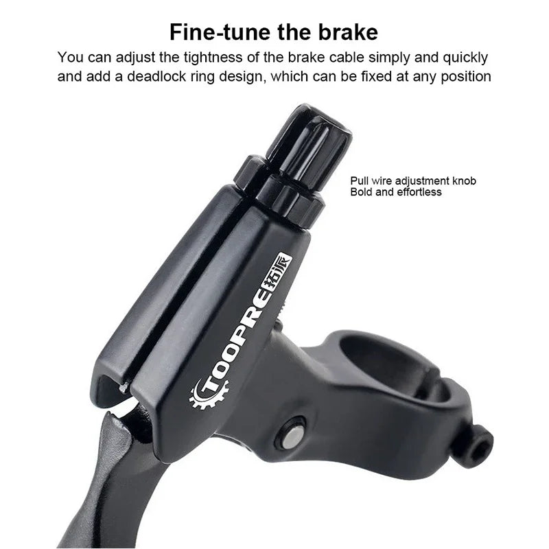 1 Pair Bike Brake Lever High Quality Ultralight Aluminum Alloy Bicycle BMX Brake Handle MTB Mountain Cycling Brake Levers V/Disc