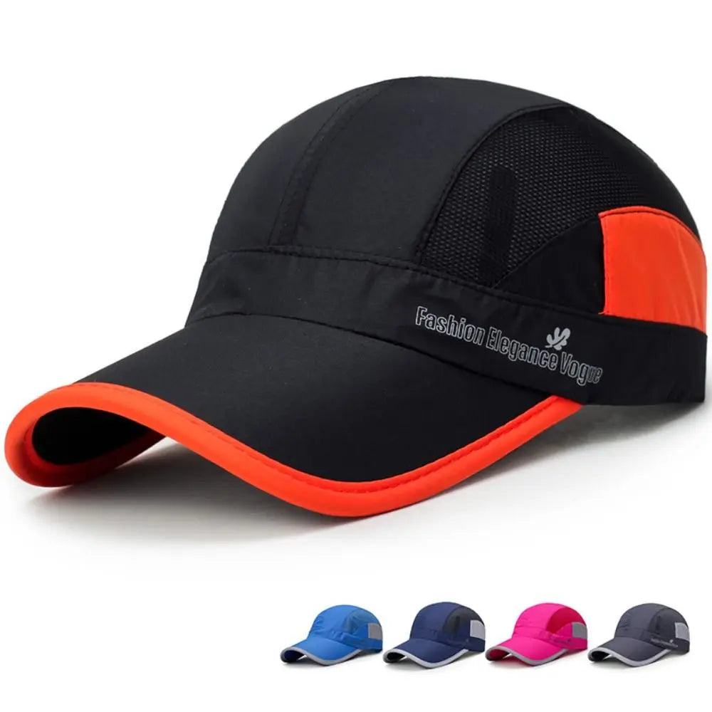 Fashion Adjustable Baseball Cap Quick Drying Breathable Golf Cap Sun Protection Sun Shade Fishing Hat Summer