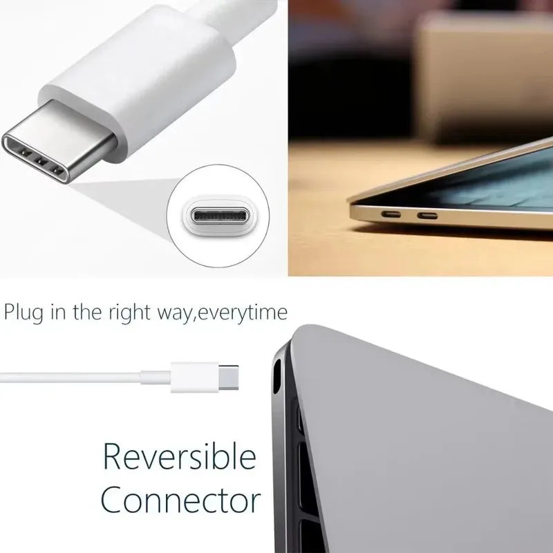 USB-C61W Charger 87W 96W 118W Type-C PD for MacBook 13 15-inch A1706 A1707 A1708 A1534 A1719 A214 iPad pro High Power Adapter