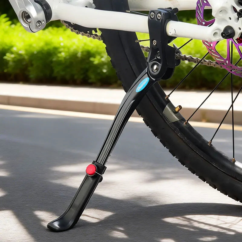 Deemount Lightweight Bike Side Stay for 24-29in/700C MTB Road Cycling Sturdy Alloy Kickstand with Non-Slip Wide Foot Design