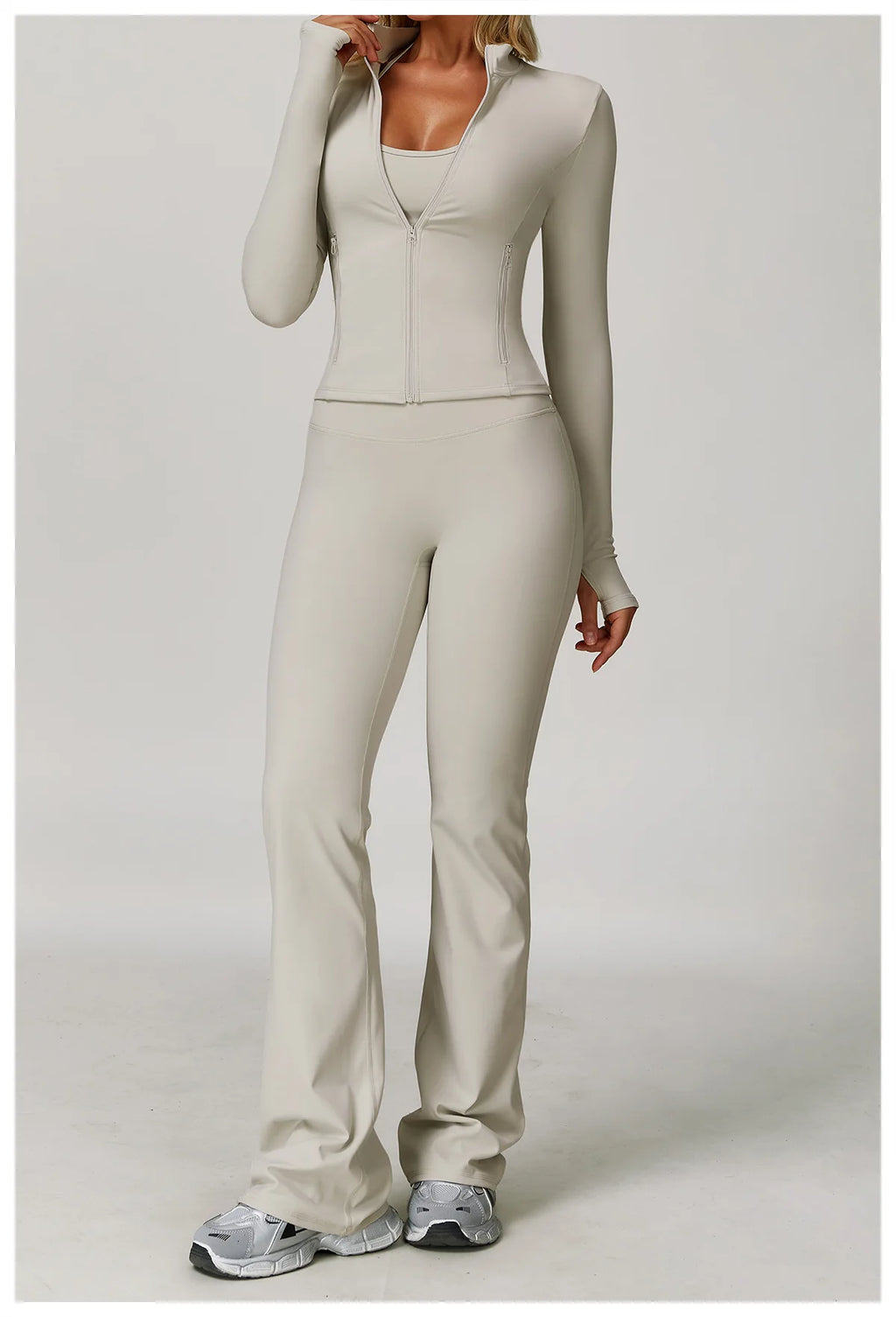 2/3PCS Yoga Suit Sports Set Gym Set Women Tracksuit Running Workout Clothes Long Sleeve Sports Bra Athletic Wear Yoga Clothing