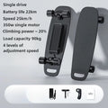 350W/700W 4-Wheel Electric Scooter 24V/36V Single and dual drive with Remote Control for Adults Commuting, Travel & Outdoor
