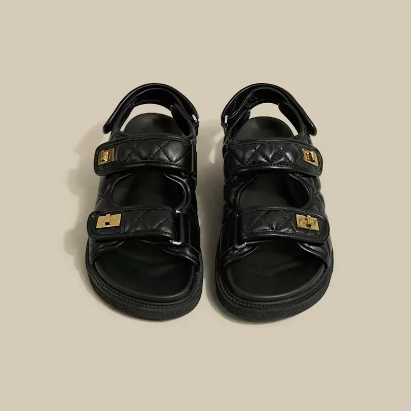 Women Sandals Soft Bottom Sandals Summer Platform Sandalias Mujer Elegant Shoes for Women Luxury Sandals Women Designers