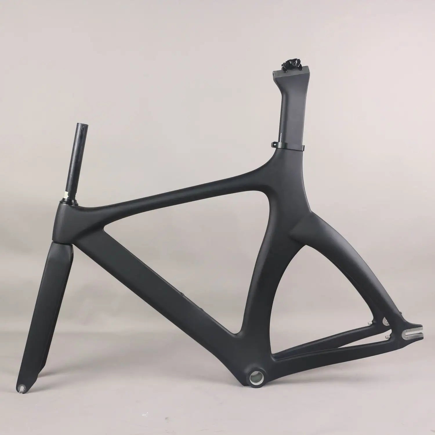 new full carbon fixed gear frame road frames fixed gravel  frameset with fork seat post  carbon bicycle frame