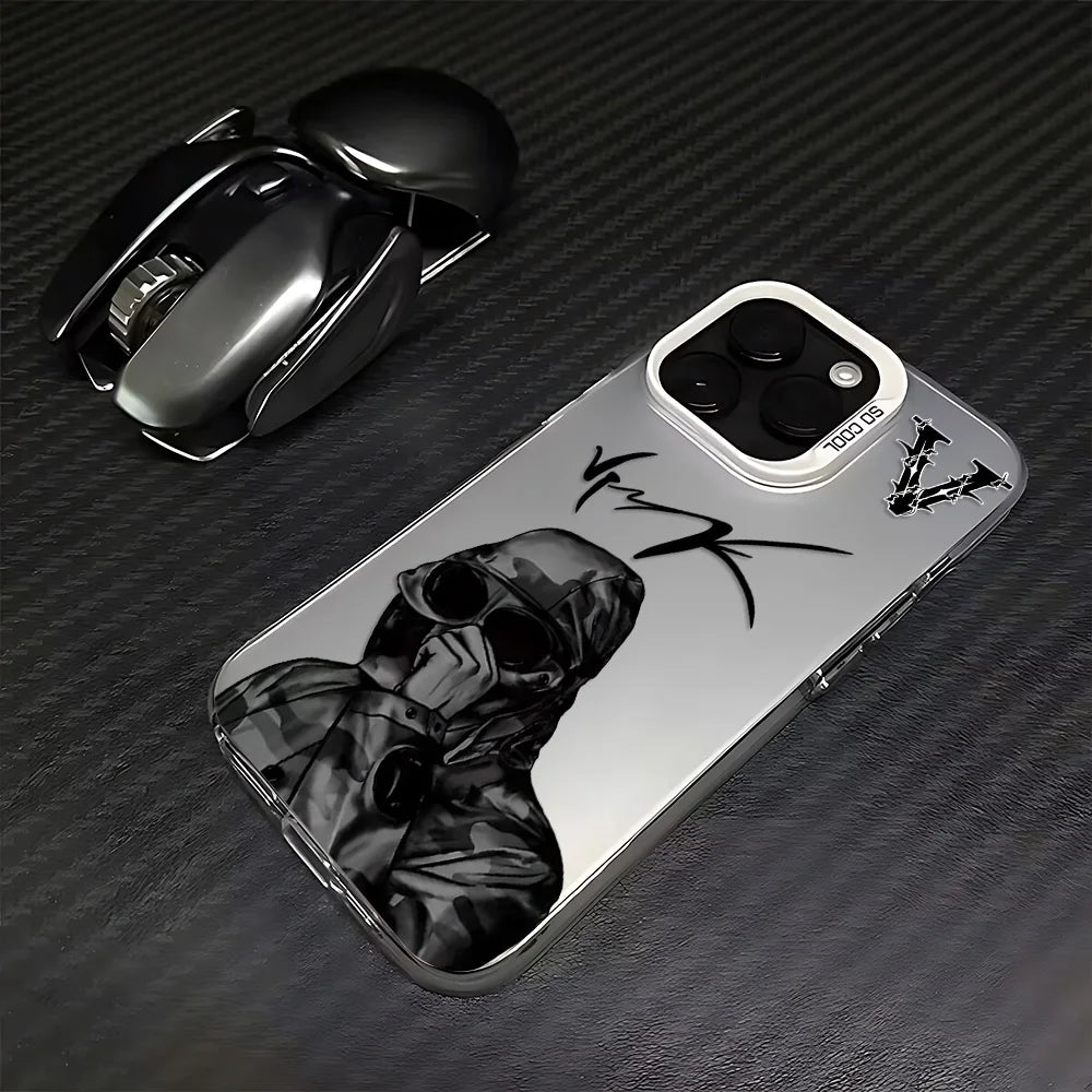Streetwear Vlone Style Case For iPhone 17 16 15 14 13 12 11 Pro Max Plus Hip Hop Goggles Man Cool Graphic Shockproof Soft Cover