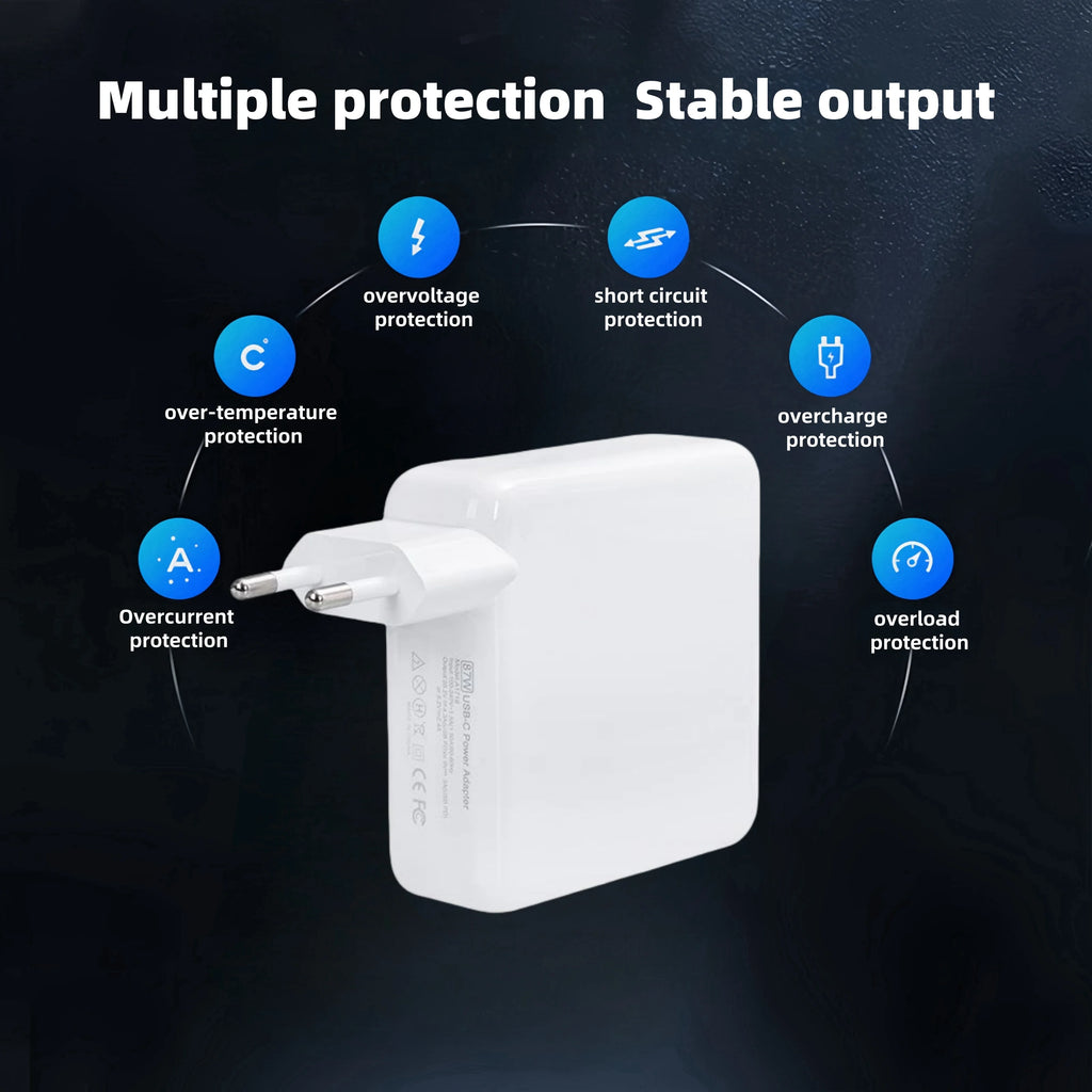 Macook 30W USB C Power Adapter For Macbook Air A1932 A2681 A1534 M1 M2 iPad 2020 2021 2022 iPhone 15 Pro Max PD Smart Charger