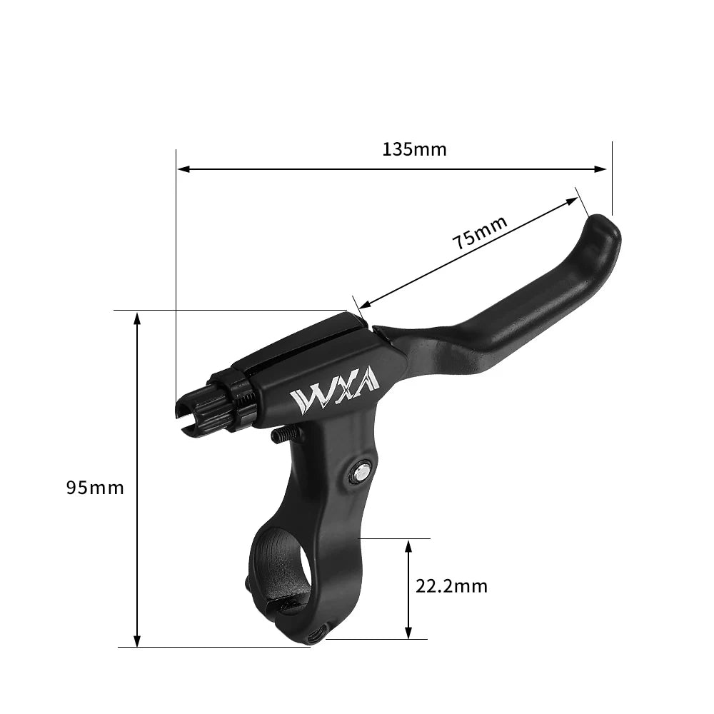1 Pair Bike Brake Lever High Quality Ultralight Aluminum Alloy Bicycle BMX Brake Handle MTB Mountain Cycling Brake Levers V/Disc