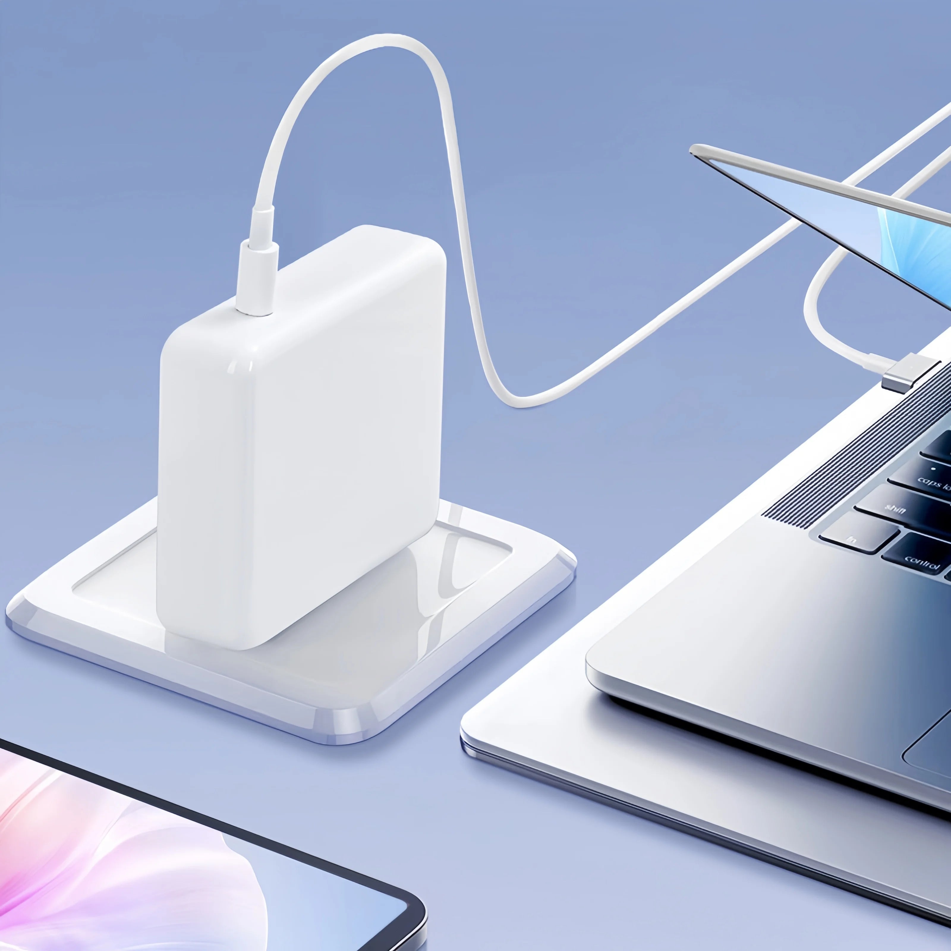 Macook 30W USB C Power Adapter For Macbook Air A1932 A2681 A1534 M1 M2 iPad 2020 2021 2022 iPhone 15 Pro Max PD Smart Charger