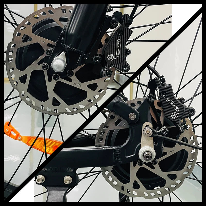 Ridstar 48V 23Ah Folding Fat Tire E-MTB | 2000W Dual Hub Motor Electric Mountain Bike [EU Stock]