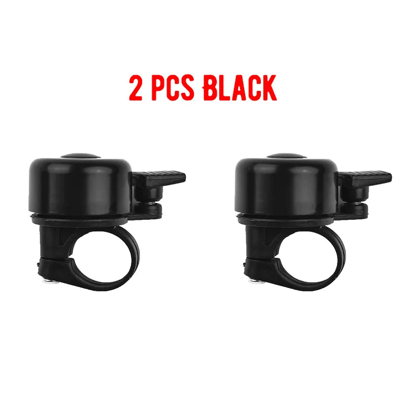2pcs Small Bicycle Bell Aluminum Alloy Bike Safety Warning Alarm Cycling Handlebar Bell Ring Bicycle Horn Cycling Accessorie
