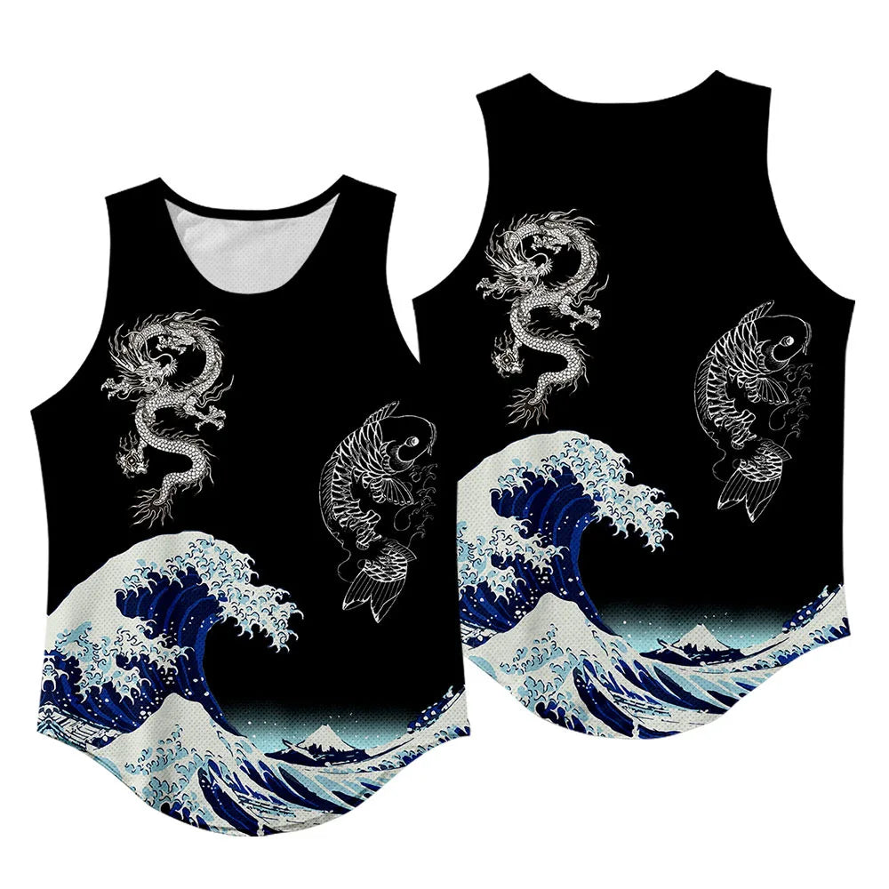 Anime Peak Costume Basketball Jersey Cosplay Uniform Vest Singlet Shirt Sleeveless Set Tank Tops