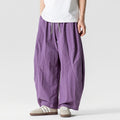 Wide Leg Pants Men and Women summer Light Thin Solid Straight Casual trousers Elastic Waist Harun Pant Loose Oversize Streetwear