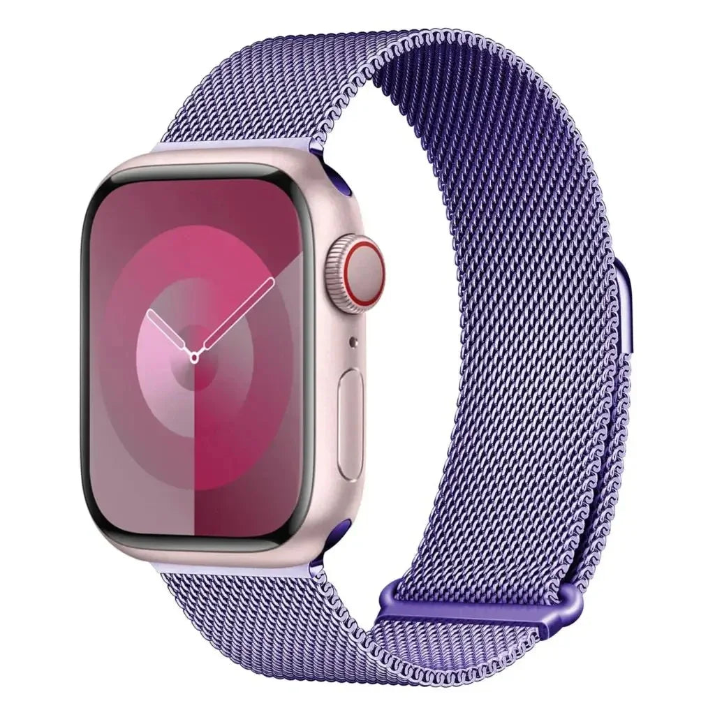 Milanese Loop for apple watch ultra 2 49mm band strap 44mm 45mm 40mm 41mm 38-42mm pride bracelet iwatch series 9 8 7 6 SE 5 4 3