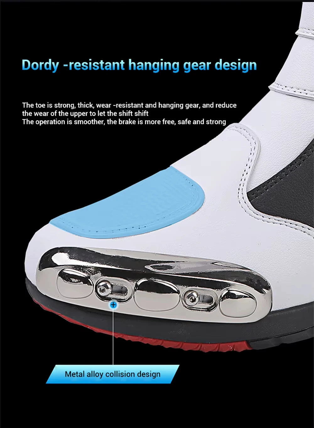 Motorcycle Boots Men Anti-slip Motorcyclist Shoes Adventure Touring Motocross MTB Dirt Bike Boots Motorcycle Accessories