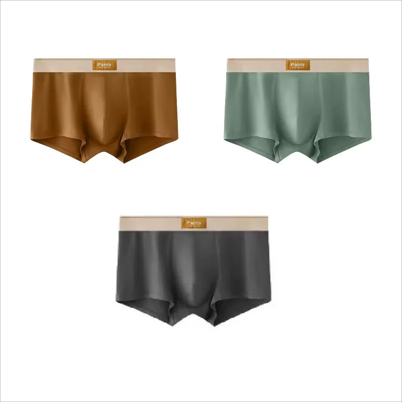 4 pcs Men Underwear Cotton BoxerShorts Hombre Panties Man Breathable Underpants Sexy Sports Comfort Male Boxers Large Size L-7XL