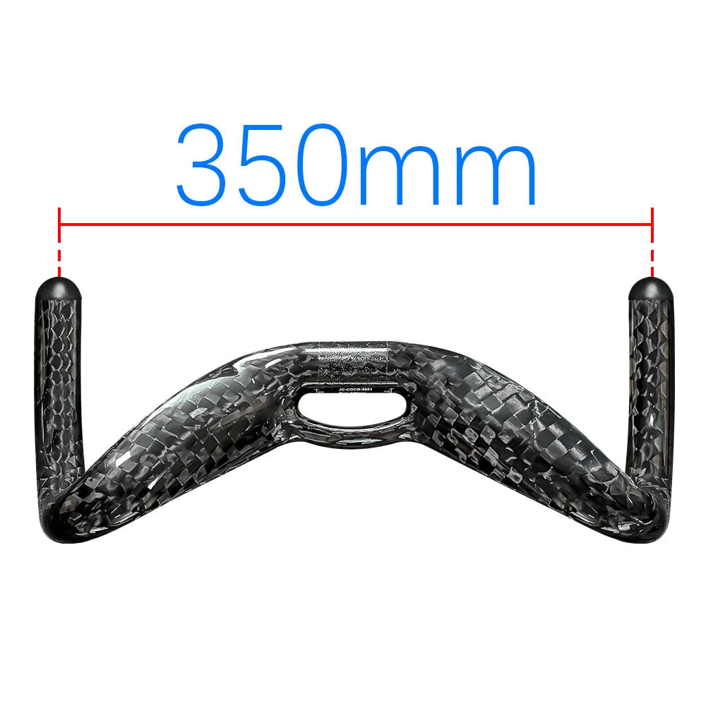 Applicable2027 UCI Carbon Fiber Cycling Track Handle Sprint Match Bicycle Handlebar TT Bike Handle Fixed 12K Shiny 31.8mm sports