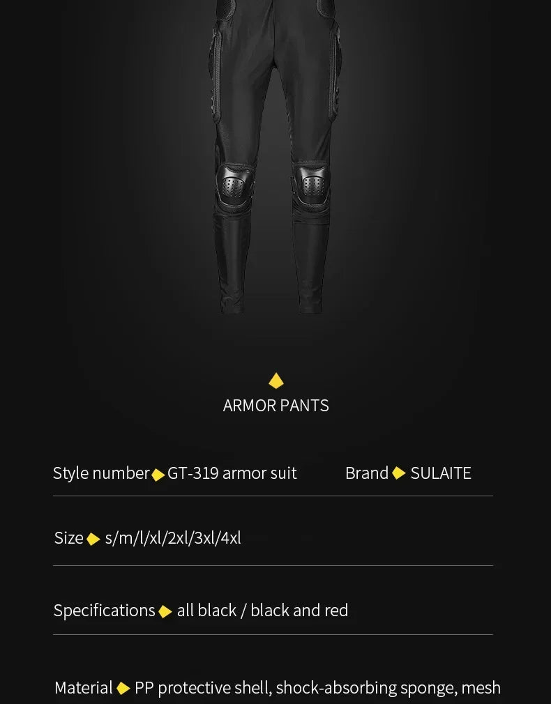 Sulaite Motorcycle Jacket Racing Riding Armor Protector ATV Motocross Body Protection Jackets Enduro Clothing Protective Gear