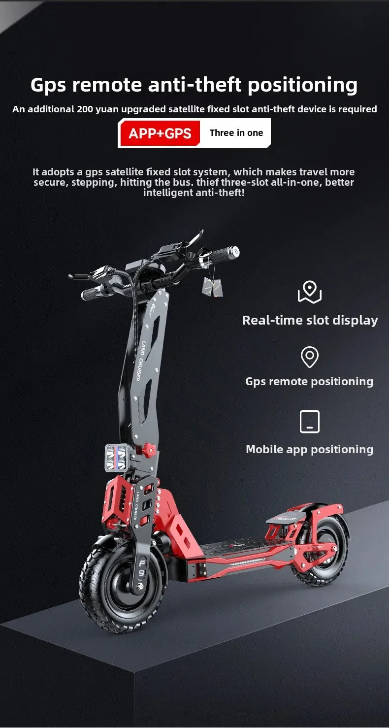 Q27 electric scooter 1000W motor 48V30AH battery folding electric scooter adult off-road electric scooter