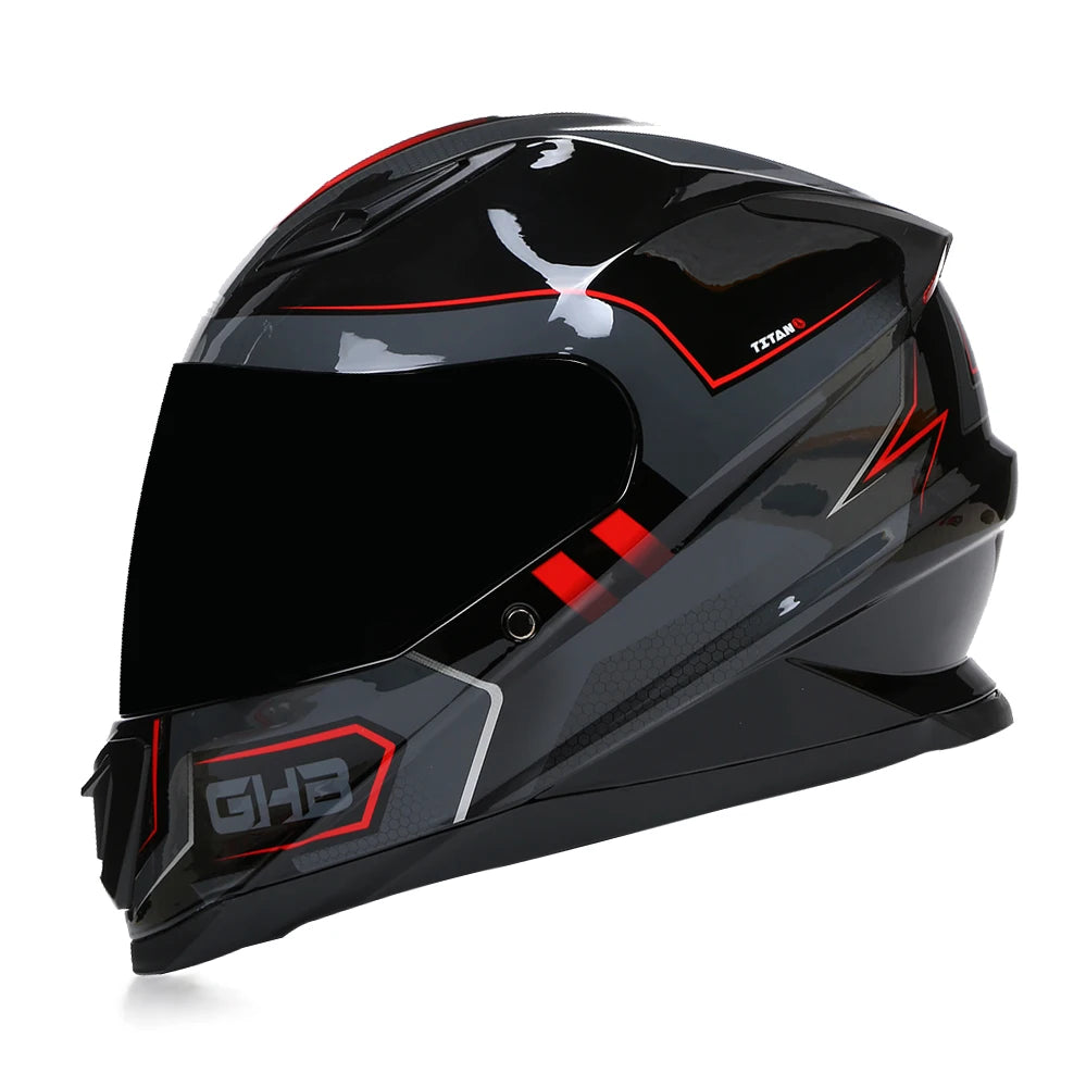 DOT ECE Approved Full Face Helmet Motorcycle Helmet Helm Helmet Outdoor Full Face Riding Casco Moto Capacetes Helmets Unisex