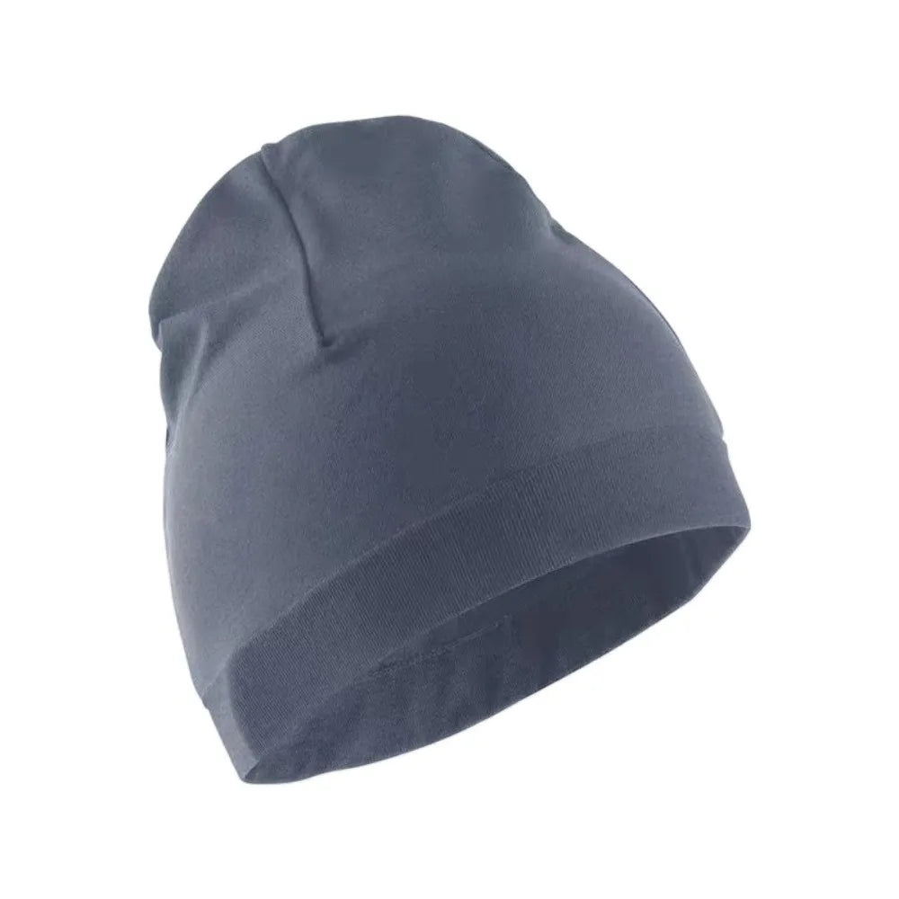 Skullcaps Winter Running Hats Solid Color Warmer Sport Cap Running Winter Windproof Quick Drying Sport Bonnet Fishing