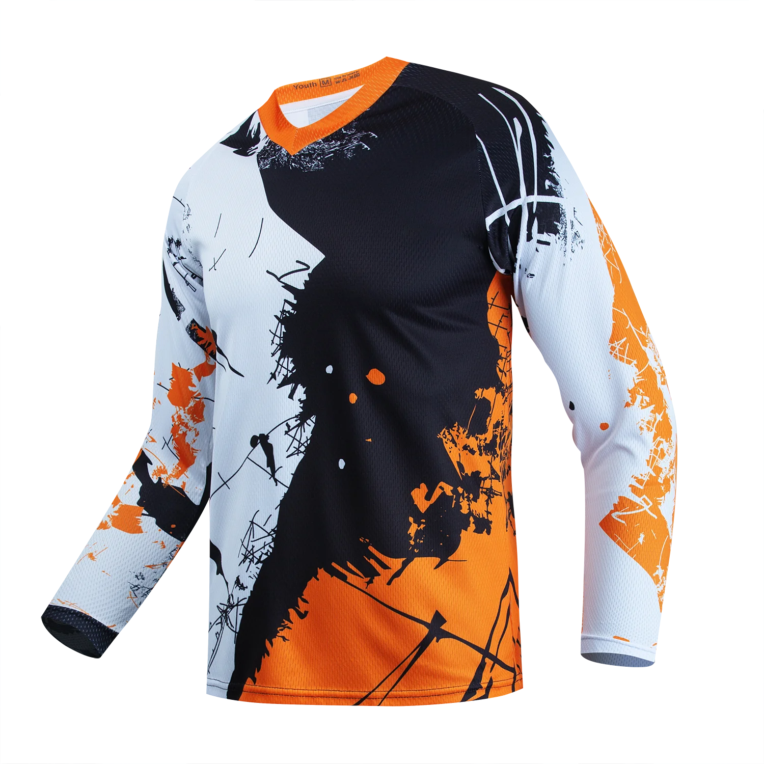 Pink Dirt Bike Shirt Kids Motocross Jersey Youth Off Road Motorcycle Shirt Girls DH mtb BMX Jersey Long Sleeve Cycling Jersey